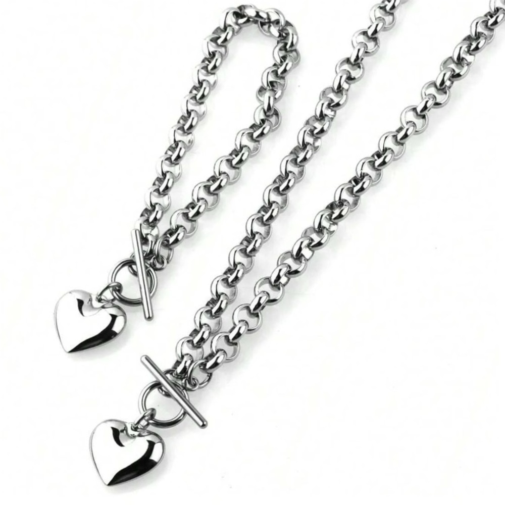 2pcs/Set New Arrival Hot Sale Women's Pearl Chain Necklace Bracelet Set